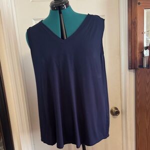 Classic Navy Sleeveless Women's Tank Top